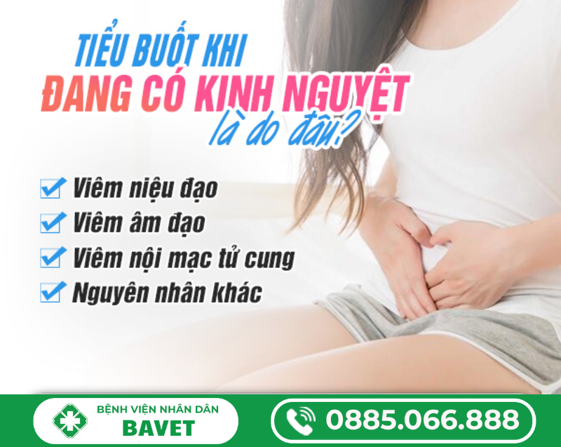 TIỂU BUỐT KHI ĐANG CÓ KINH NGUYỆT