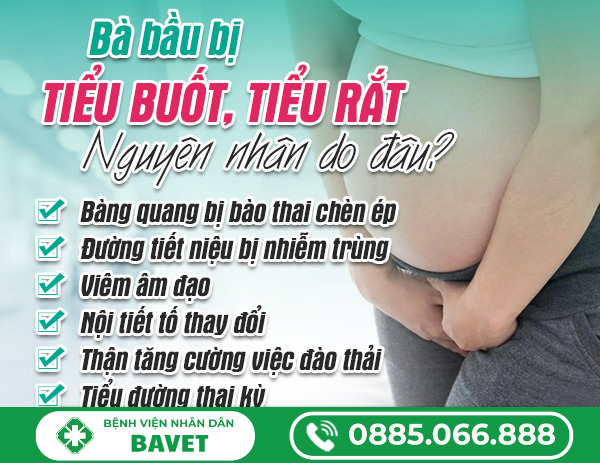 BÀ BẦU BỊ TIỂU RẮT, TIỂU BUỐT