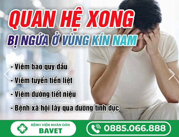 QUAN HỆ XONG BỊ NGỨA Ở VÙNG KÍN NAM LÀ DO ĐÂU?