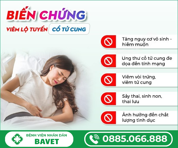 VIÊM LỘ TUYẾN CỔ TỬ CUNG CÓ ẢNH HƯỞNG GÌ KHÔNG?