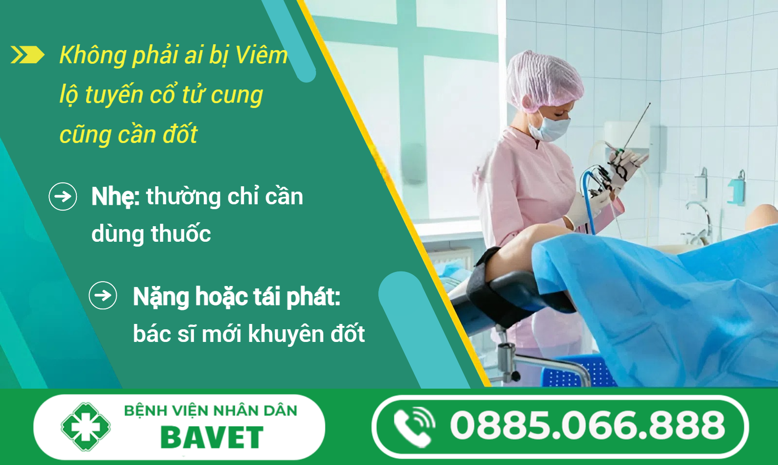 BỊ VIÊM LỘ TUYẾN CÓ NÊN ĐỐT KHÔNG?