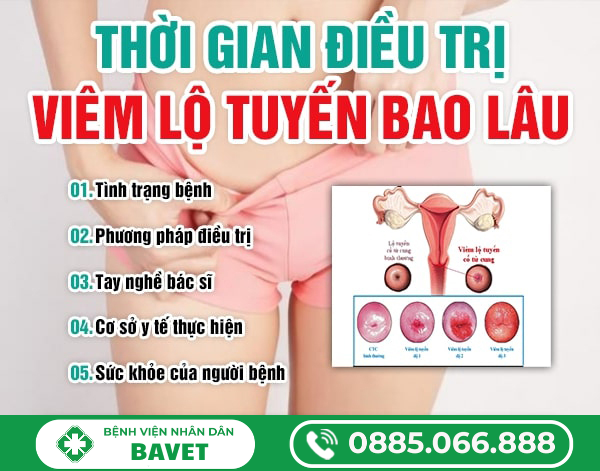 ĐIỀU TRỊ VIÊM LỘ TUYẾN TRONG BAO LÂU?