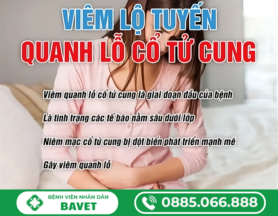 VIÊM LỘ TUYẾN QUANH LỖ CỔ TỬ CUNG