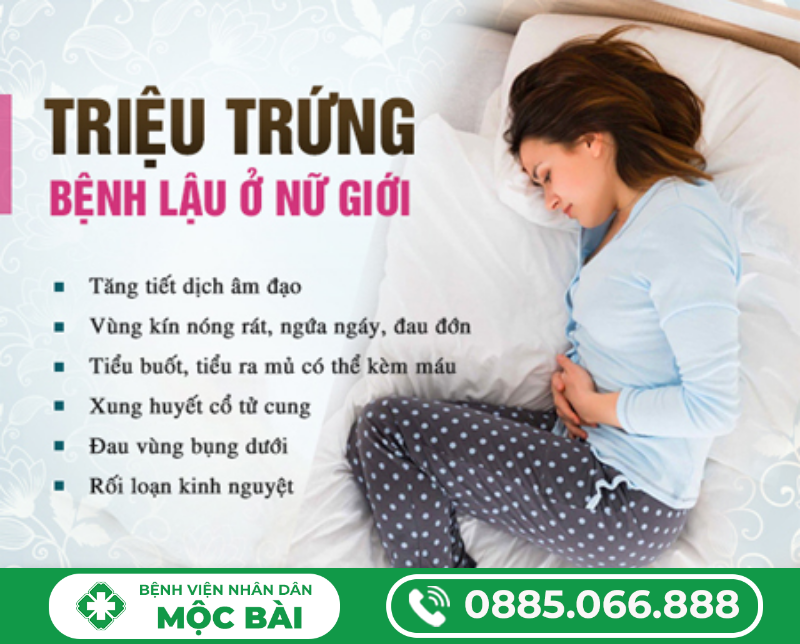 BỆNH LẬU Ở NỮ LÀ NHƯ THẾ NÀO?