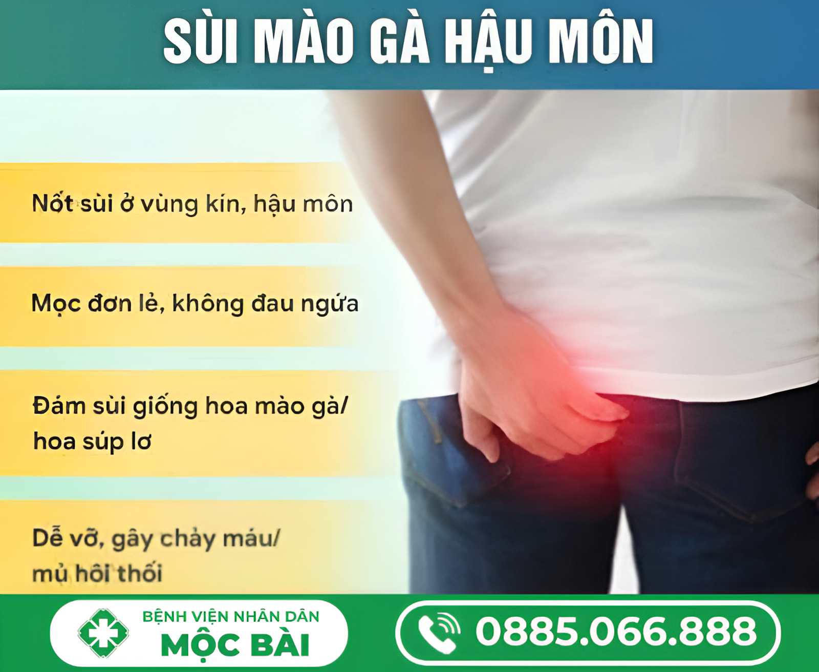 SÙI MÀO GÀ Ở HẬU MÔN NAM & NỮ GIỚI