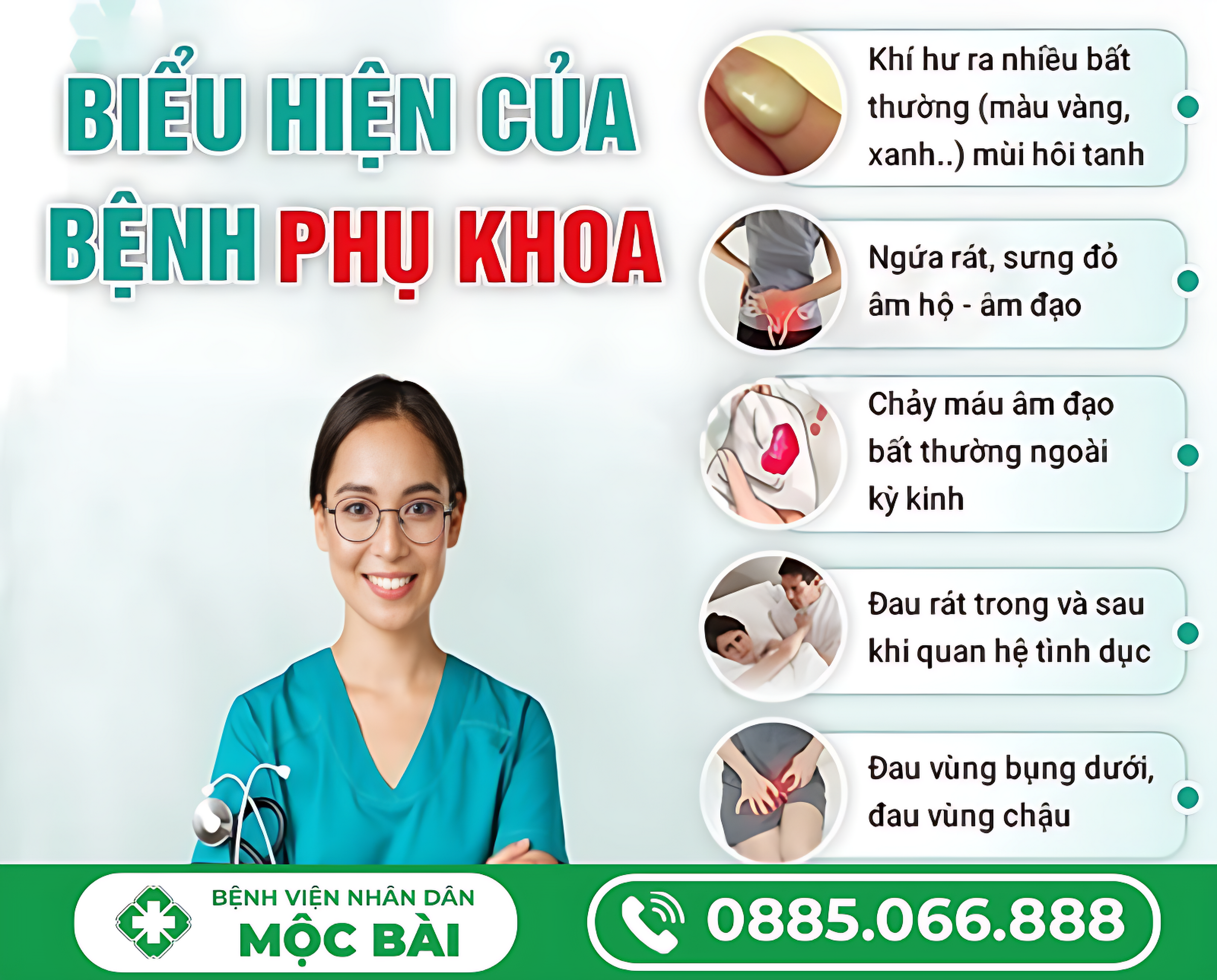 BIỂU HIỆN CỦA BỆNH VIÊM PHỤ KHOA