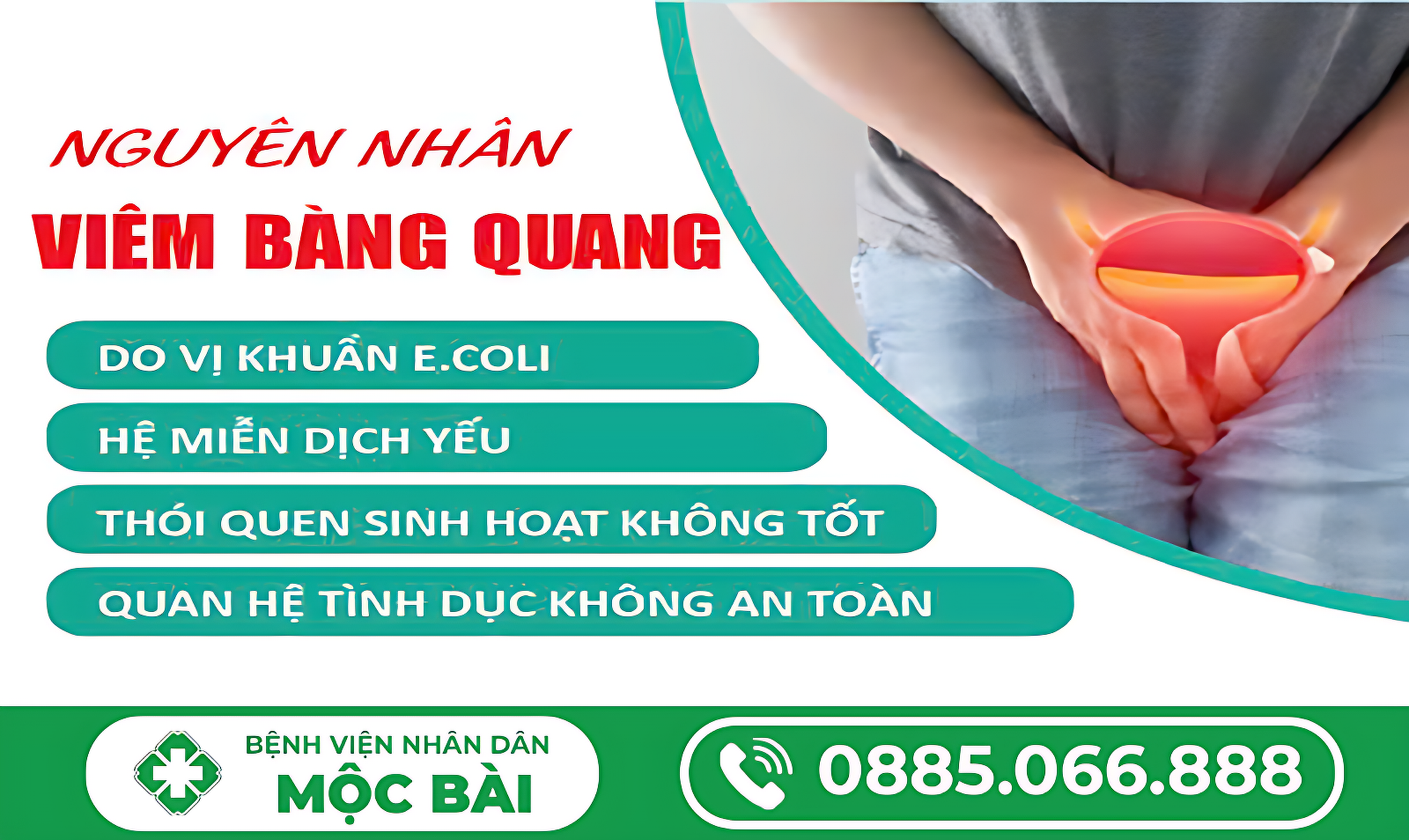 NGUYÊN NHÂN BỊ VIÊM BÀNG QUANG