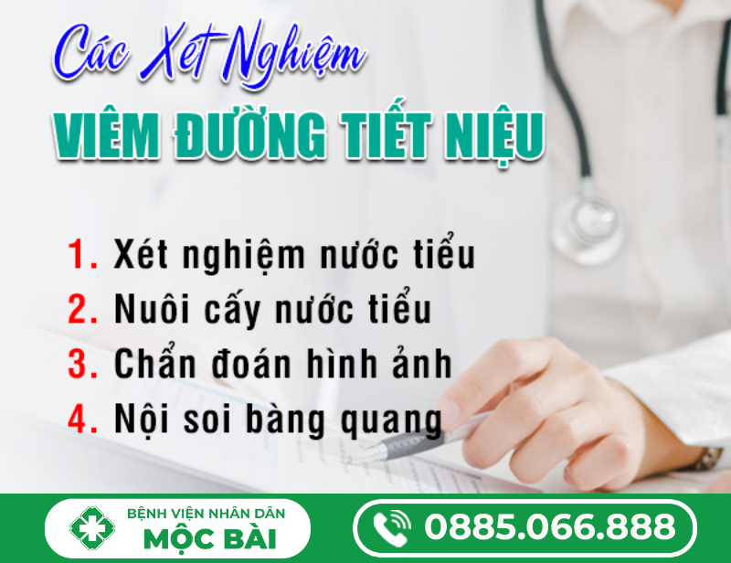 XÉT NGHIỆM BỆNH VIÊM ĐƯỜNG TIẾT NIỆU