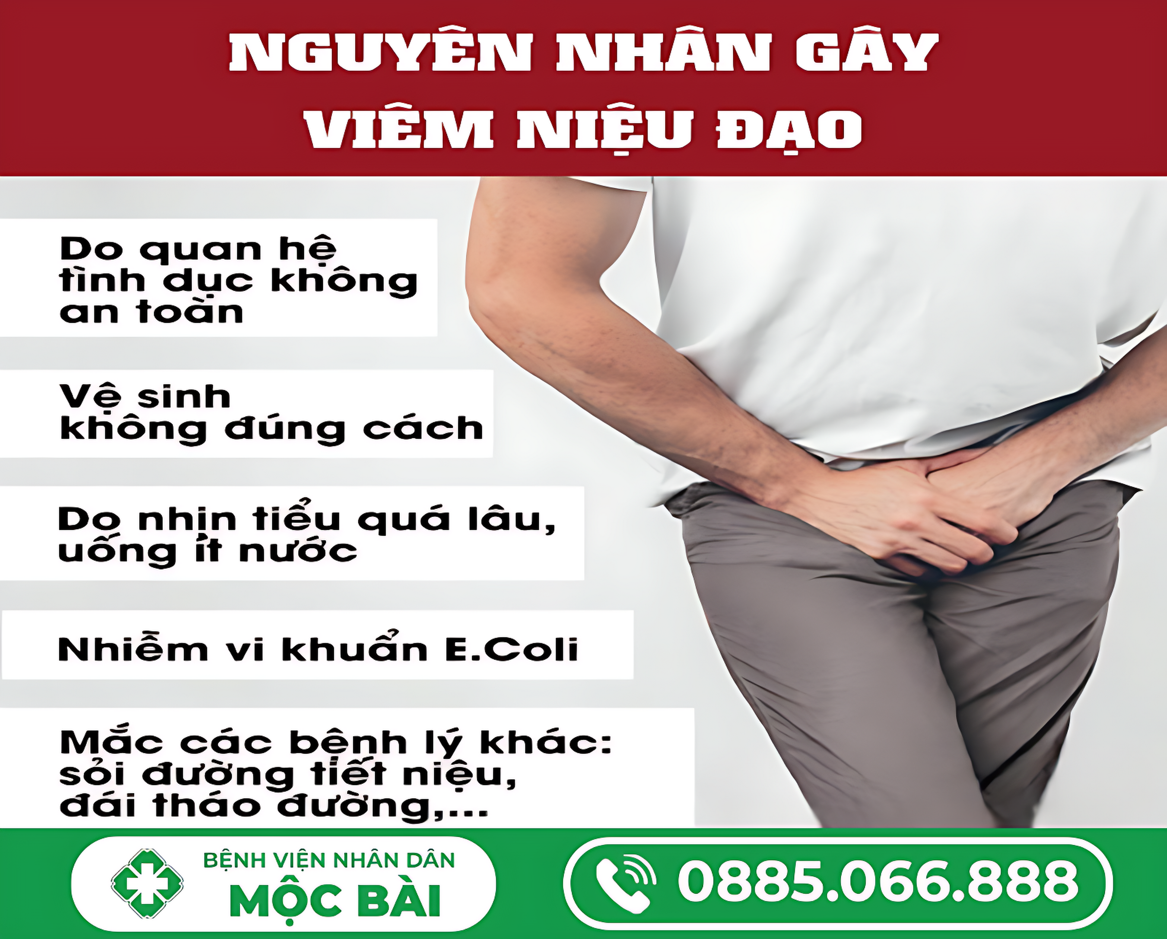 NGUYÊN NHÂN GÂY VIÊM NIỆU ĐẠO Ở CẢ HAI GIỚI NAM VÀ NỮ