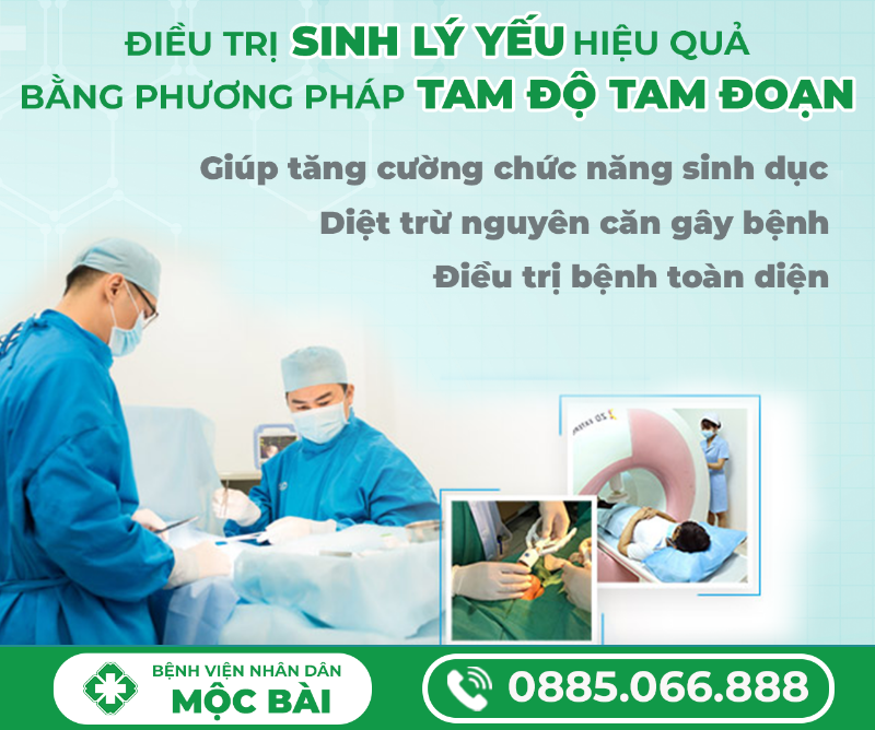 YẾU SINH LÝ CHỮA ĐƯỢC KHÔNG?