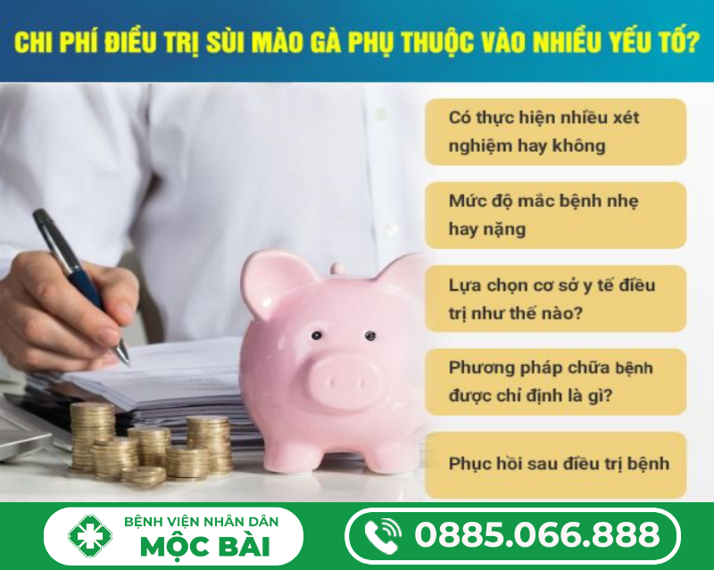 CẬP NHẬT CHI PHÍ CHỮA SÙI MÀO GÀ MỚI NHẤT