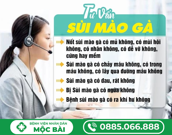 TƯ VẤN SÙI MÀO GÀ: GIẢI ĐÁP CÁC THẮC MẮC THƯỜNG GẶP