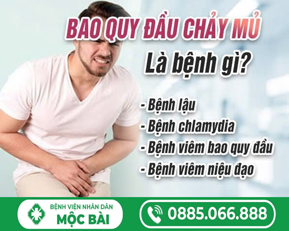 HIỆN TƯỢNG BAO QUY ĐẦU CHẢY MỦ – BIỂU HIỆN BẤT THƯỜNG CẦN CHÚ Ý