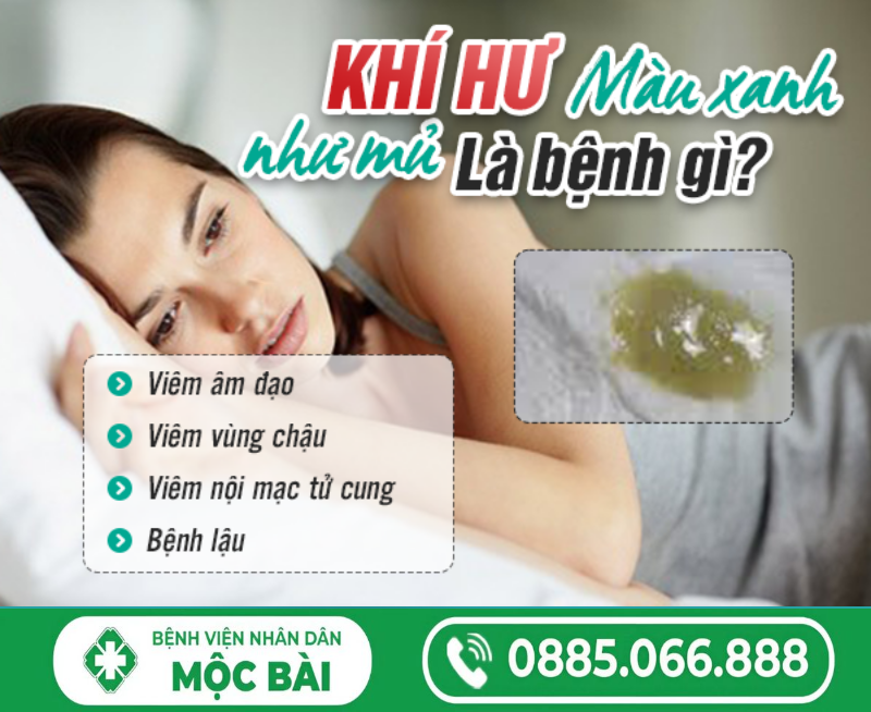 KHÍ HƯ MÀU XANH NHƯ MỦ