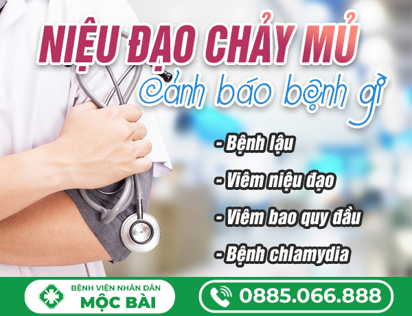 NIỆU ĐẠO CHẢY MỦ – DẤU HIỆU CẢNH BÁO VIÊM NHIỄM NGUY HIỂM