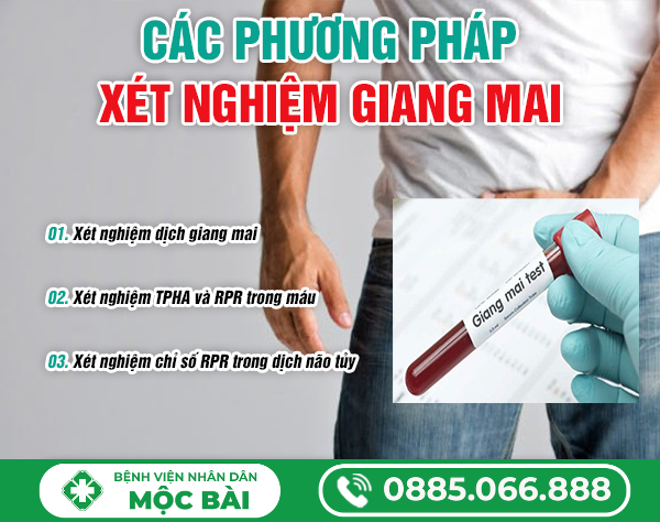XÉT NGHIỆM GIANG MAI: PHÁT HIỆN SỚM, ĐIỀU TRỊ KỊP THỜI