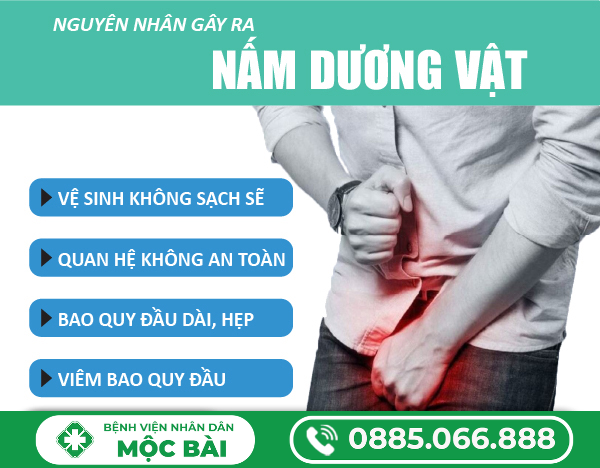 NGUYÊN NHÂN GÂY NẤM BAO QUY ĐẦU
