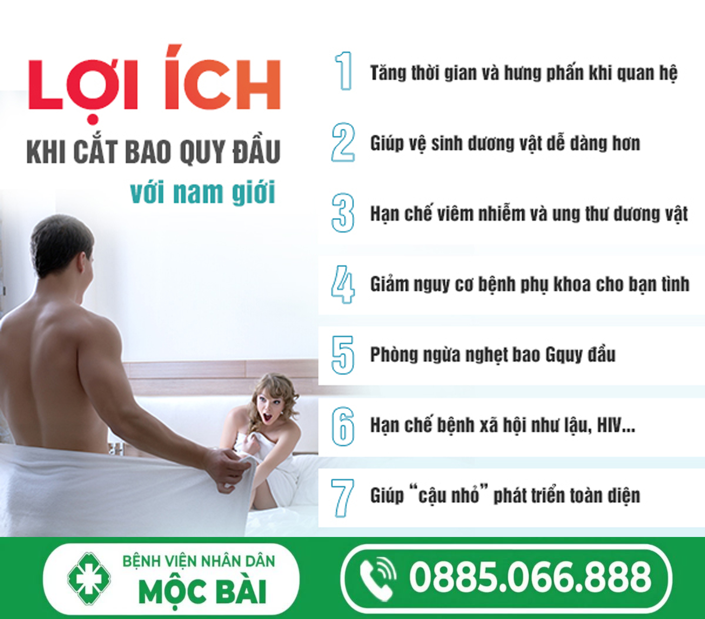 CẮT BAO QUY ĐẦU CÓ LỢI ÍCH GÌ?