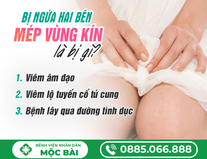 BỊ NGỨA 2 BÊN MÉP VÙNG KÍN