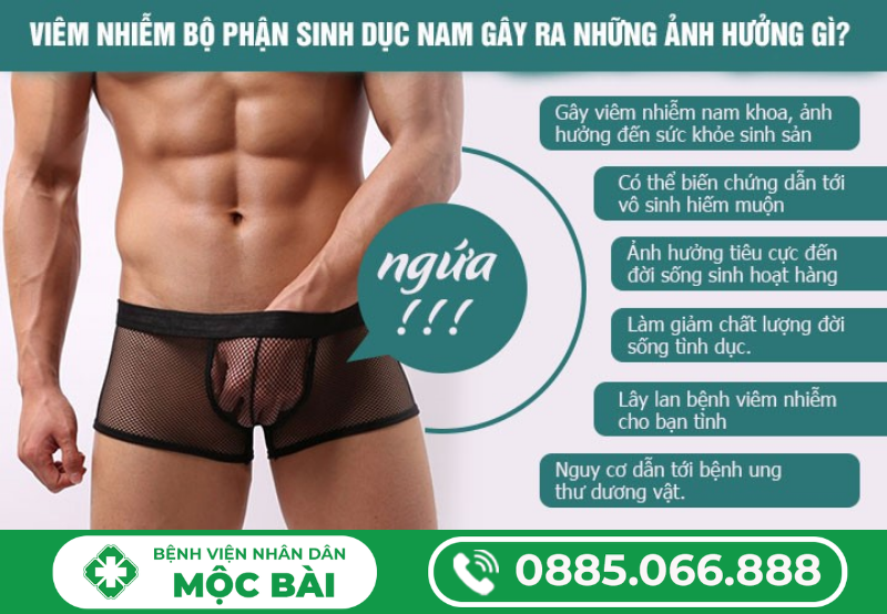 TÌM HIỂU NGỨA VÙNG KÍN Ở NAM GIỚI