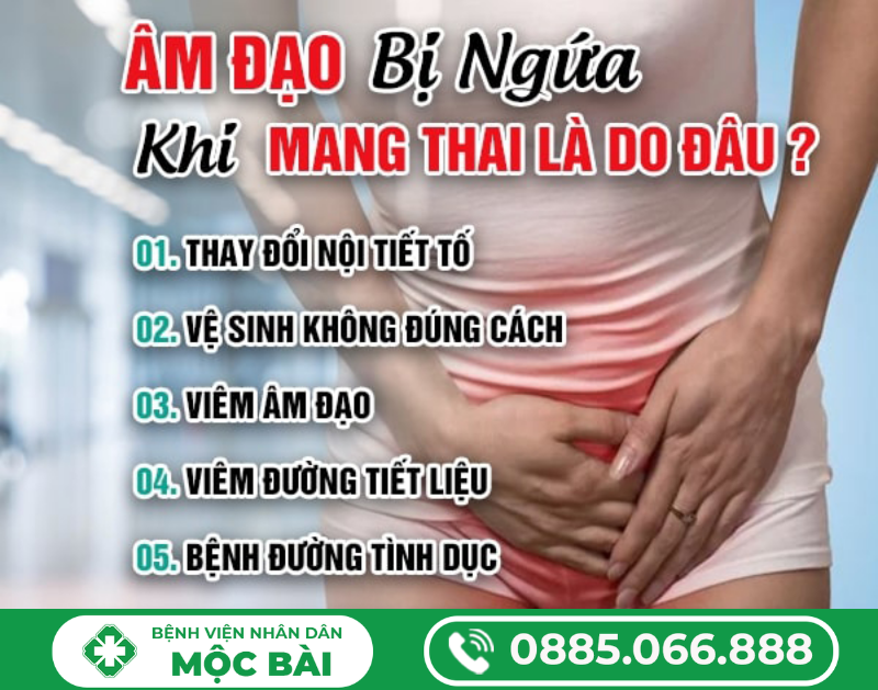 ÂM ĐẠO BỊ NGỨA KHI MANG THAI