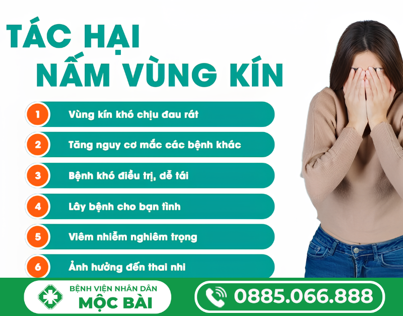 BỊ NẤM VÙNG KÍN CÓ ĐƯỢC QUAN HỆ KHÔNG?