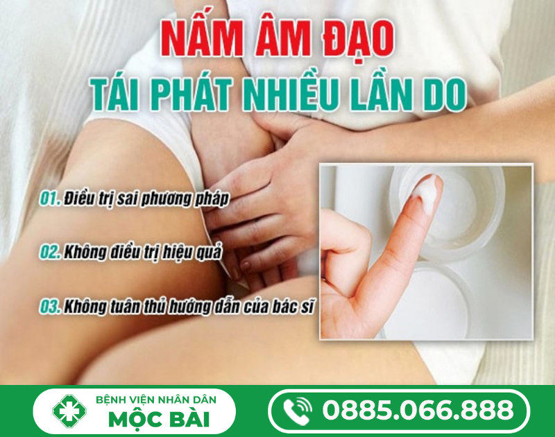 NẤM PHỤ KHOA TÁI PHÁT NHIỀU LẦN