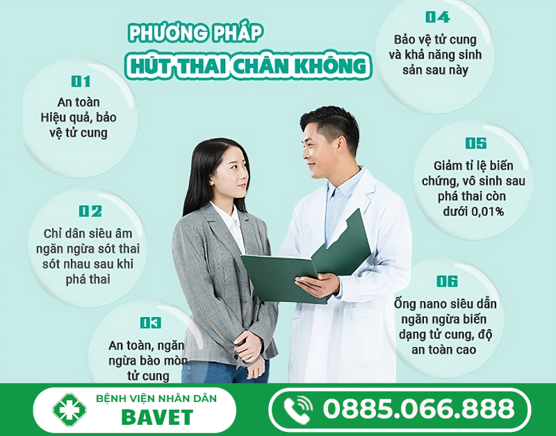Hút thai 1 tháng, 2 tháng, 3 tháng: Áp dụng như thế nào theo từng giai đoạn?