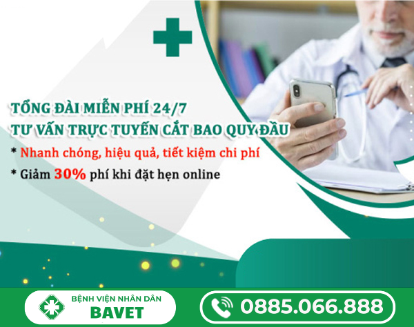 CẮT BAO QUY ĐẦU BỊ HẸP