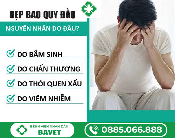 NGUYÊN NHÂN BỊ HẸP BAO QUY ĐẦU