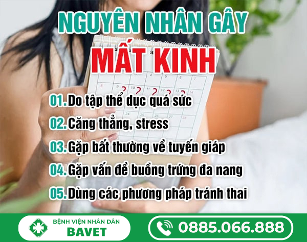 MẤT KINH LÀ GÌ? TÌM HIỂU NGUYÊN NHÂN VÀ CÁCH ĐIỀU TRỊ HIỆU QUẢ